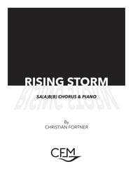 Rising Storm SAB choral sheet music cover Thumbnail